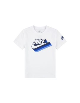 Camiseta Nike Gradient Futura Ss Niño Blanco