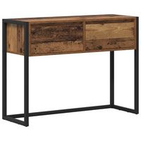 mesa auxiliar madera vieja 100 x 36 x 75 cm vidaxl
