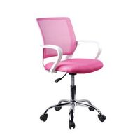 silla de oficina sistema basculante estructura blanca y cromo - herdasa