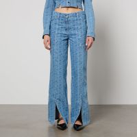 stine goya aoibhin logo denim straight-leg jeans - w30