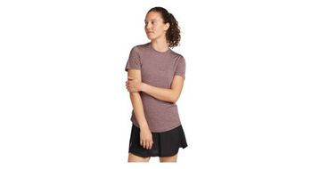 Camiseta de manga corta icebreaker  p merino 125 cool lite sphere  p 3 marron para mujer