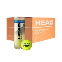 head pro  pelotas de padel - varios formatos ahorro 3 botes 6 botes 12 botes cajon de 24 botes de 3 pelotas de padel presurizadas