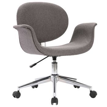 Silla De Masaje | Silla De Gaming Giratoria De Tela Gris