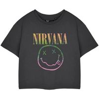 nirvana camiseta rainbow para mujer