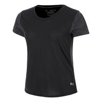 under armour streaker jacquard camiseta de manga corta mujeres-negro