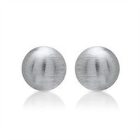 pendientes de plata acabado mate