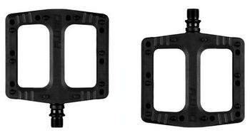 Pedales planos deity deftrap negros