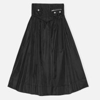 ganni duchesse nylon skirt - eu 42uk 14