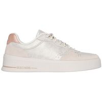skechers deportivas moda deportiva hiland shimmering splendid beig metalizado para mujer