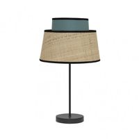 fabrilamp sobremesa modelo jia con detalle turquesa