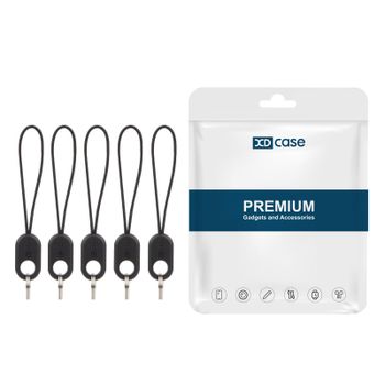 XDcase - Juego de 5 Accesorios para Cordones de Auriculares, para AirPods y la Mayoría de los Auriculares de Teléfono, Cuerda Pequeña Reforzada para Evitar Caídas y Pérdidas