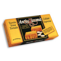 turron de yema tostada antiu xixona etiqueta negra 250g