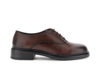 zapatos brogue de cuero dark brown
