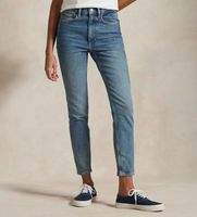 polo ralph lauren para mujer 211969391001 jeans de tiro alto super slim azul 3032 casual algodon denim