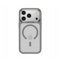 benks funda para iphone 17 pro  carcasa con magsafe gris acabado mate antihuellas con boton de camara y ajuste preciso