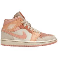 nike deportivas moda baskets air jordan 1 apricot orange para mujer