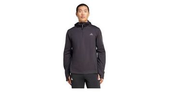 Camiseta termica adidas performance own the run negra  invierno  hombre  1 2 cremallera