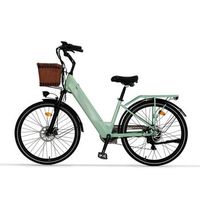 bicicleta electrica cysum x-city 250w 48v104ah 26 neumaticos - verde
