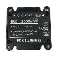 jinjiean 58ghz 72ch vtx pit25mw400mw800mw1500mw2500mw transmisor fpv irc mmcx 305305mm m3 para dron rc de largo