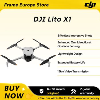 【LOCAL+】DJI Lito X1 Dron Plegable Ligero 4K con Detección de Obstáculos, ActiveTrack, Sensor de 1/1.3 Pulgadas, Transmisión de 15 km para Principiantes C0 NUEVO 2026