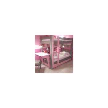 Mathy by Bols Separable Bunk Bed in Dominique Design with Drawers & Desk