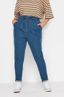 yours vaquero estrecho azul cintura con cordon mujer curvy y tallas grandes yours