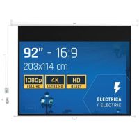 iggual pantalla electrica panoramica 169 92 203x114cm con control remoto