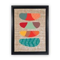 pintura decorativa lienzo lsj41761352961-4666 multicolor 46x66 cm