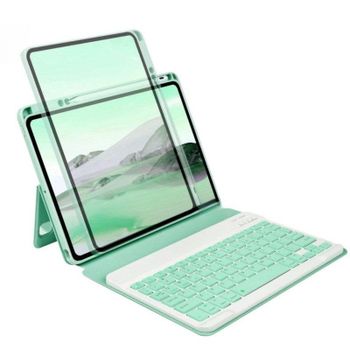 Funda con Teclado Bluetooth Royal Bailey Sx11-1 para iPad Air 11/10.9/Pro 11 Verde