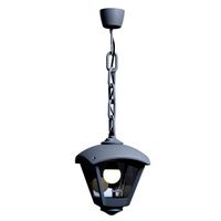 colgante dario 1xe27 ip55 l24xan24xal73cm resina negra