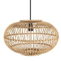 abrila colgante de bambu modelo viseu beige 1 luz
