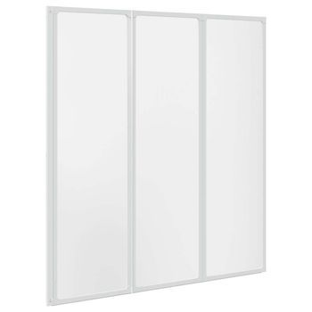 Mampara De Ducha Con 3 Paneles Plegables, 141 X 130 Cm Vidaxl