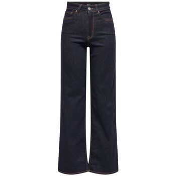Only Jeans 15352206 MADISON WIDE-DARK BLUE DENIM para mujer