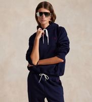 polo ralph lauren para mujer 211971698002 sudadera de felpa shrunken fit marino m casual algodon