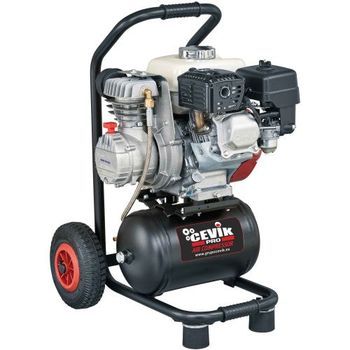 Compresor De Gasolina 20 L - Motor Honda De 4 Hp Y 10 Bar Con Ruedas - Unidad