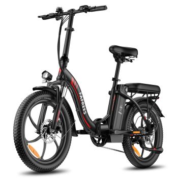 [EU DIRECT] FAFREES F20 Bicicleta eléctrica 36V 18Ah batería 250W motor Velocidad máxima 25KM/H Neumático gordo 20*3.0in