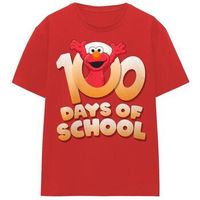 sesame street camiseta 100 days of school para mujer