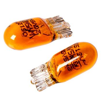 501A (Amber) Bulb 12v 5w - Twin Pack
