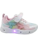 de bubble bobble bubble zapatilla deportiva con luces y velcro para nina c12 blanco