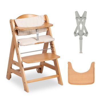 Hauck Beta+ Trona Clásica Asiento Acolchado Madera