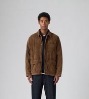 levis para hombre 007s0-0000 chaqueta amador woodland marron l algodon outdoor