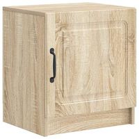 armario de noche roble sonoma 43 x 345 x 47 cm vidaxl