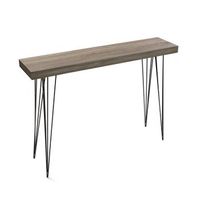 mueble recibidor estrecho para la entrada o el pasillo mesa consola marron 80x25x110cm