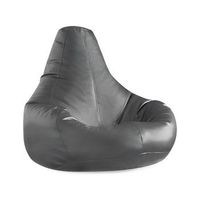 puff bean bag deri armut gris