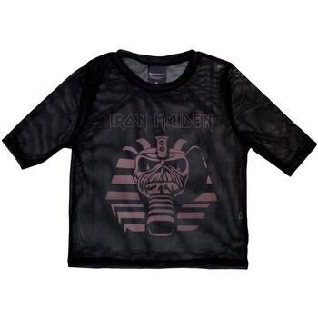Iron Maiden Camiseta manga larga Powerslave Mummy para mujer