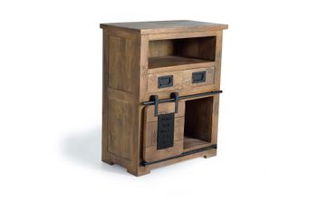 Aparador madera de mango y detalles esculpidos a mano