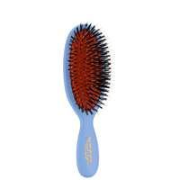 mason pearson boar bristle and nylon pocket brush blue bn4