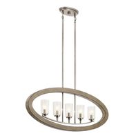 lampara de techo grand bank 5 luces