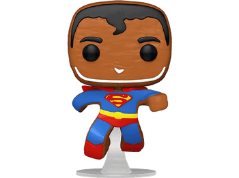 Figura Funko Pop! - DC Holiday Superman, 9 cm, Plástico, Multicolor
