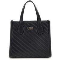 guess bolsa bolso tote silvana 2 comp negro para mujer